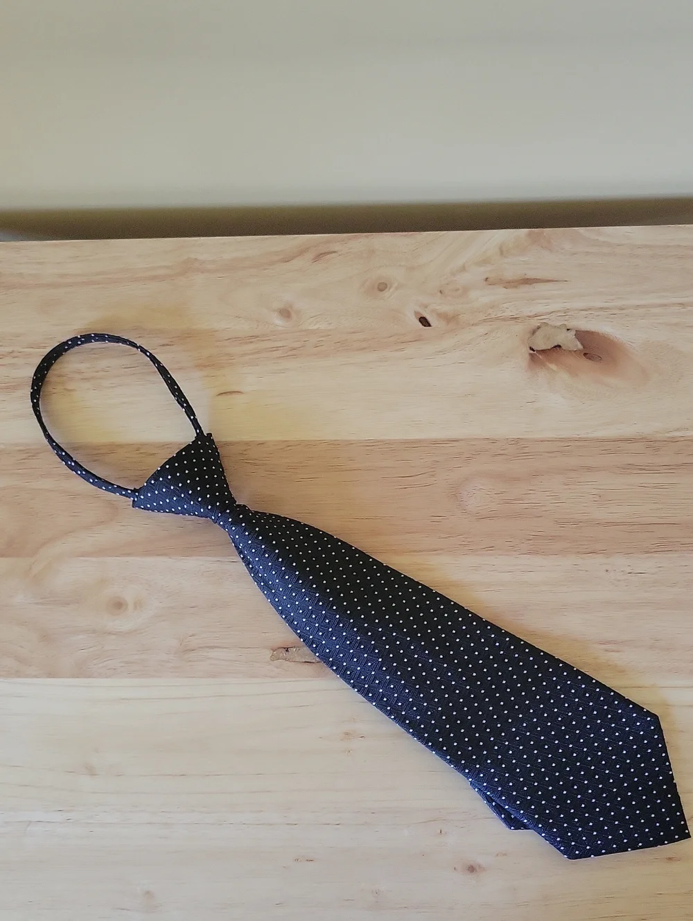 Classic Black Polka Dot Youth Tie